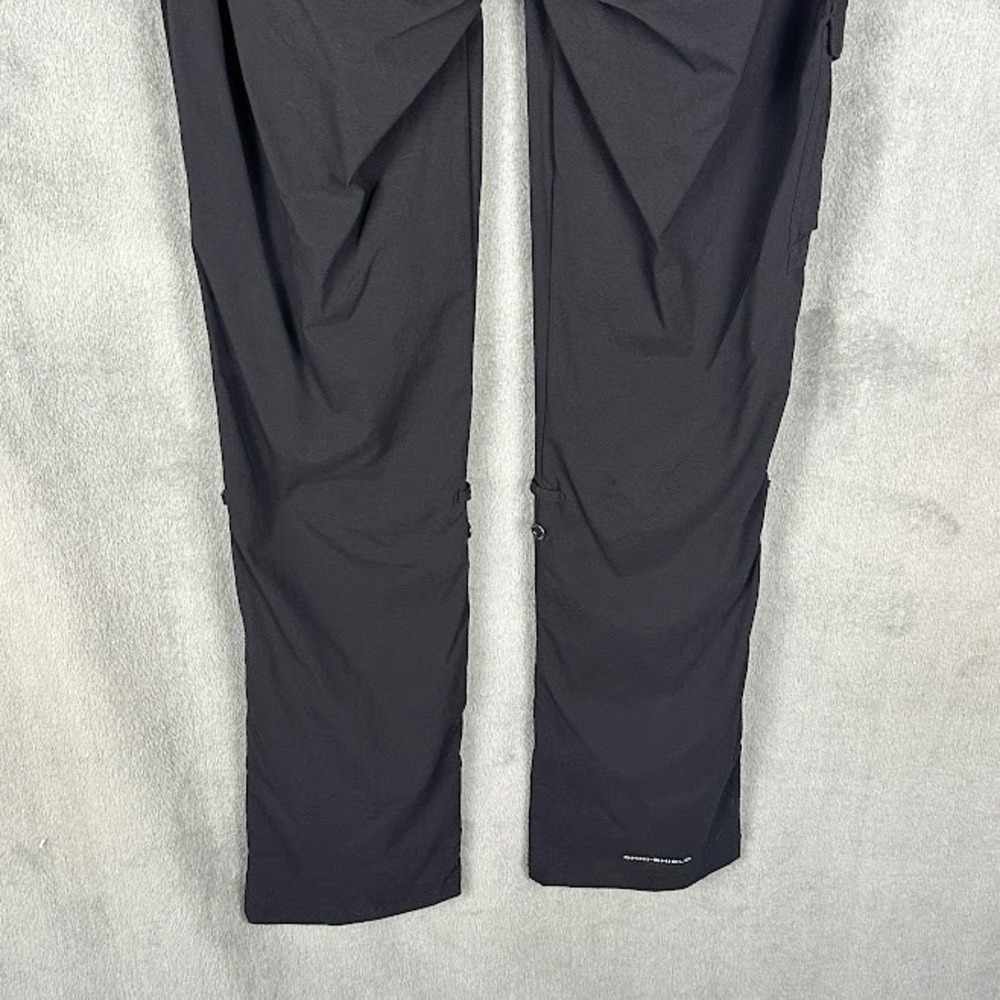 Columbia Pants Womens 2 Black Omni-Shield Straight Leg Roll Up Stretch Outdoor - Picture 6 of 13
